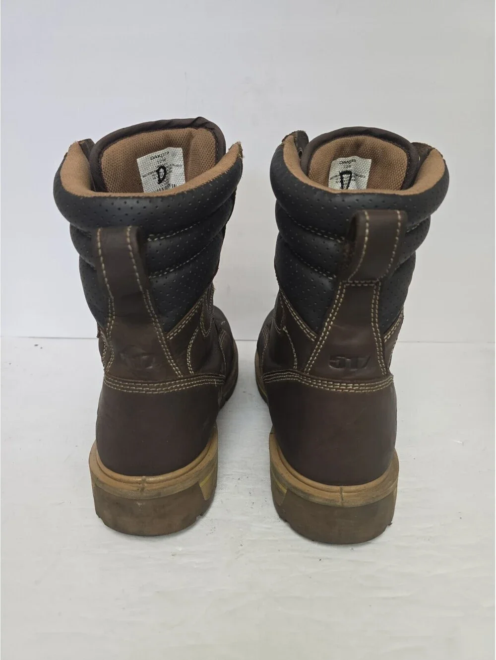 DAKOTA Men's 8517 Quad Comfort 8 Inch Steel Toe Composite Plate Work Boots 12W